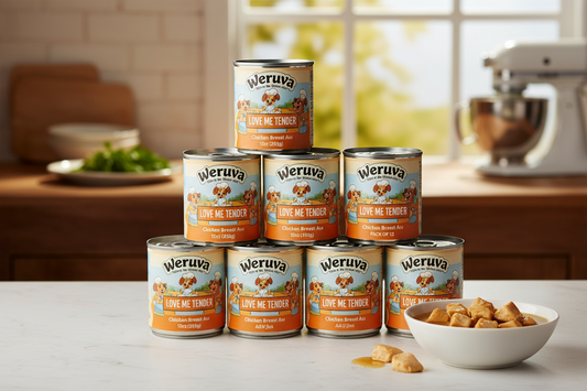 https://farmorganic.shop/products/weruva-dogs-in-the-kitchen-love-me-tender-with-chicken-breast-au-jus-dog-food-10oz-can-pack-of-12