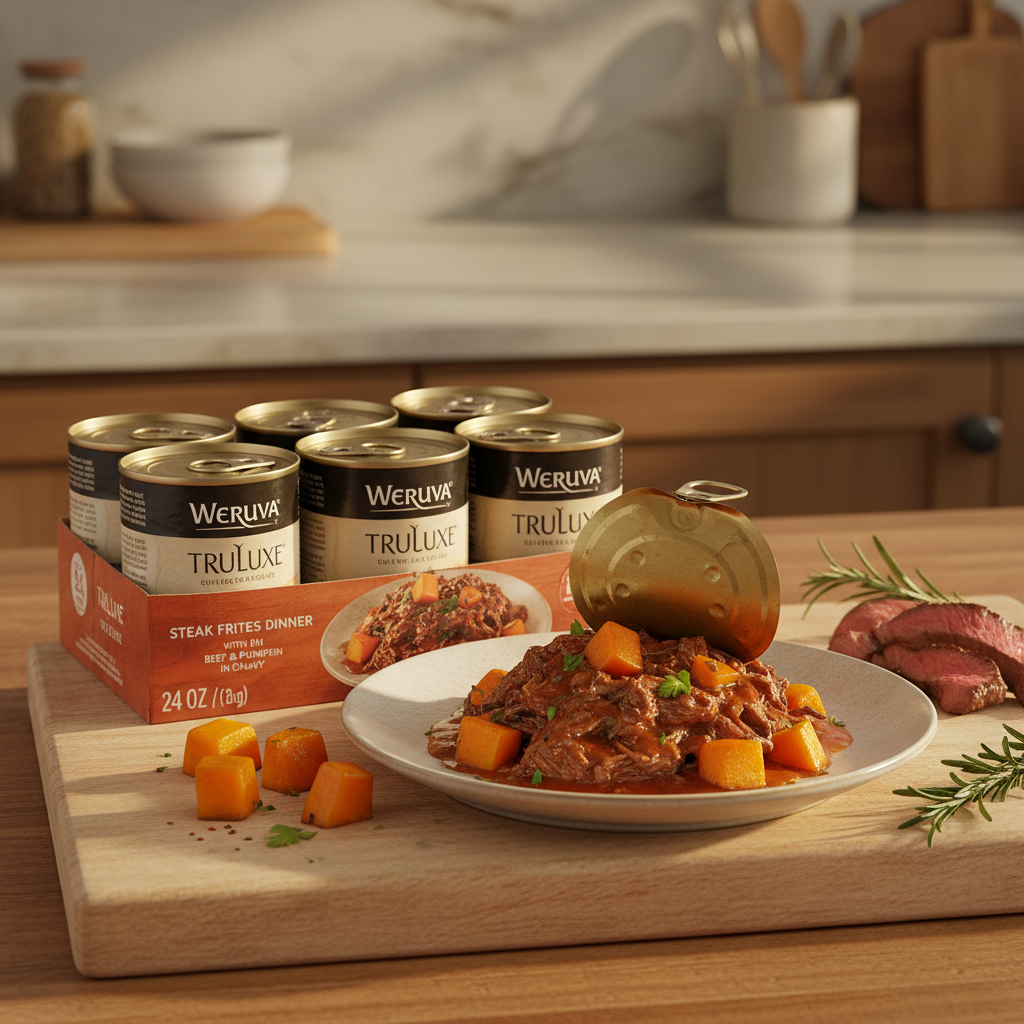 https://farmorganic.shop/products/weruva-truluxe-cat-food-steak-frites-dinner-with-beef-pumpkin-in-gravy-3oz-can-pack-of-24