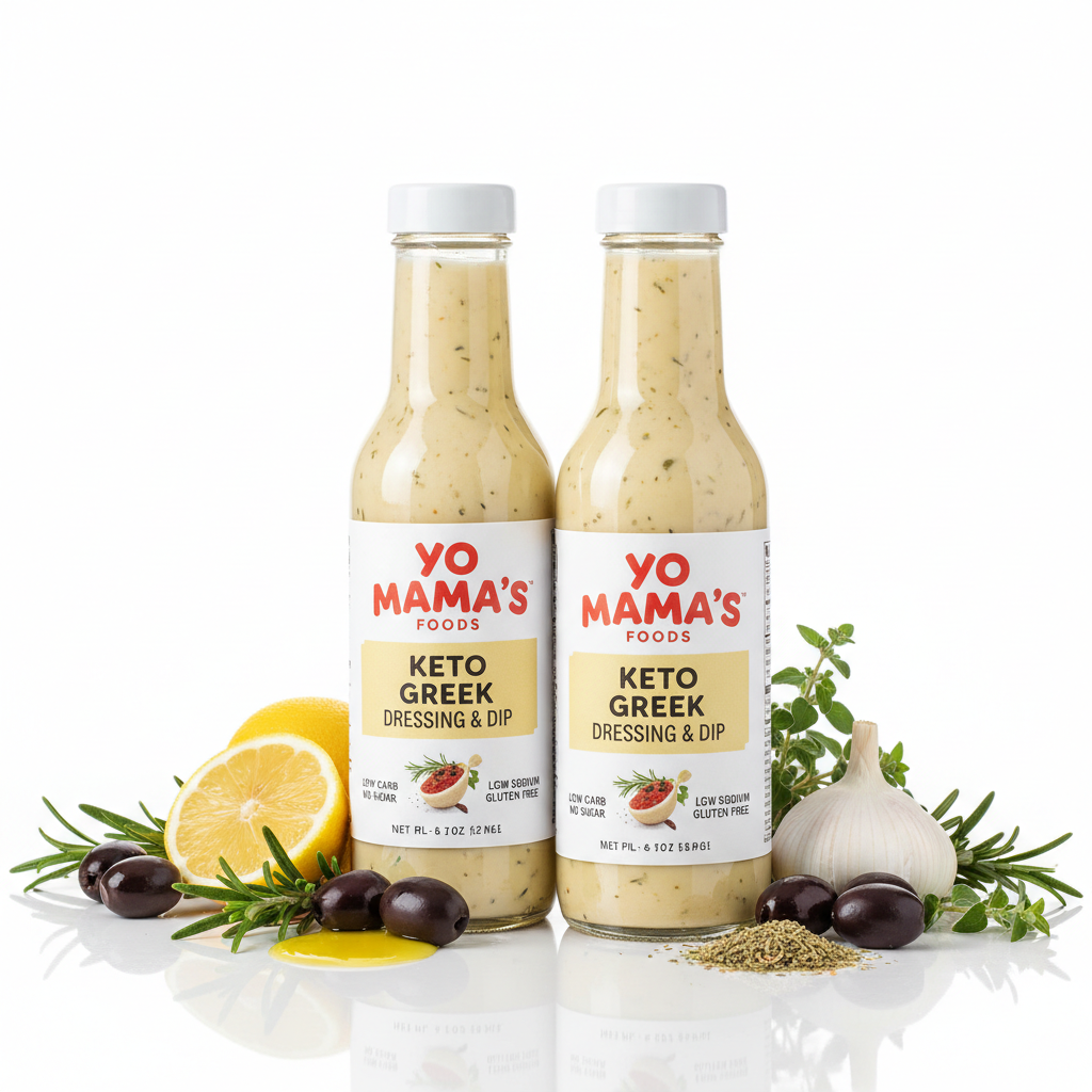 https://farmorganic.shop/products/yo-mamas-foods-keto-greek-dressing-and-dip-pack-of-2-low-carb-no-sugar-low-sodium-and-gluten-free - https://www.farmorganic.shop