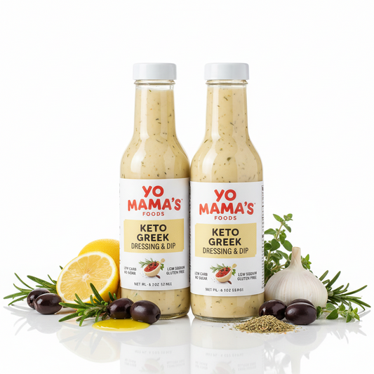 https://farmorganic.shop/products/yo-mamas-foods-keto-greek-dressing-and-dip-pack-of-2-low-carb-no-sugar-low-sodium-and-gluten-free - https://www.farmorganic.shop